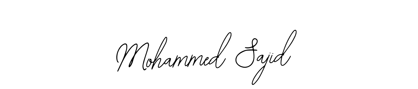 See photos of Mohammed Sajid official signature by Spectra . Check more albums & portfolios. Read reviews & check more about Bearetta-2O07w font. Mohammed Sajid signature style 12 images and pictures png