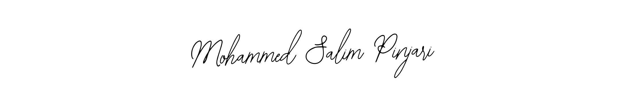 Design your own signature with our free online signature maker. With this signature software, you can create a handwritten (Bearetta-2O07w) signature for name Mohammed Salim Pinjari. Mohammed Salim Pinjari signature style 12 images and pictures png