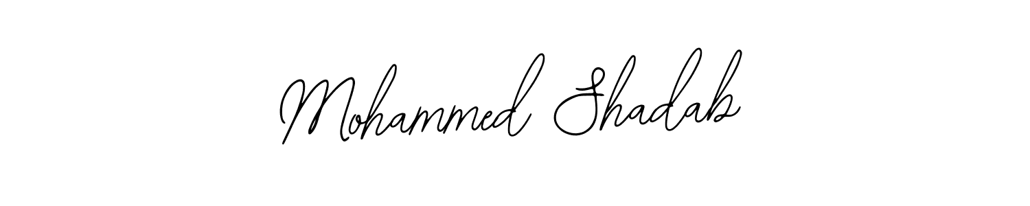 Also we have Mohammed Shadab name is the best signature style. Create professional handwritten signature collection using Bearetta-2O07w autograph style. Mohammed Shadab signature style 12 images and pictures png