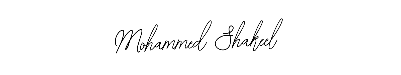 How to Draw Mohammed Shakeel signature style? Bearetta-2O07w is a latest design signature styles for name Mohammed Shakeel. Mohammed Shakeel signature style 12 images and pictures png