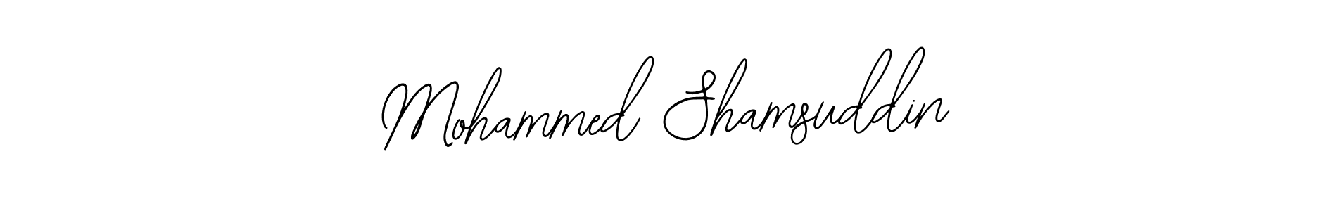 Also we have Mohammed Shamsuddin name is the best signature style. Create professional handwritten signature collection using Bearetta-2O07w autograph style. Mohammed Shamsuddin signature style 12 images and pictures png