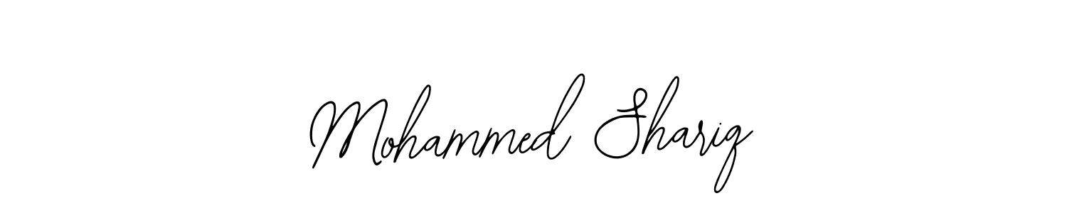 The best way (Bearetta-2O07w) to make a short signature is to pick only two or three words in your name. The name Mohammed Shariq include a total of six letters. For converting this name. Mohammed Shariq signature style 12 images and pictures png