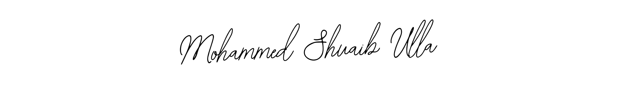 How to Draw Mohammed Shuaib Ulla signature style? Bearetta-2O07w is a latest design signature styles for name Mohammed Shuaib Ulla. Mohammed Shuaib Ulla signature style 12 images and pictures png