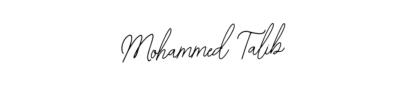 Mohammed Talib stylish signature style. Best Handwritten Sign (Bearetta-2O07w) for my name. Handwritten Signature Collection Ideas for my name Mohammed Talib. Mohammed Talib signature style 12 images and pictures png