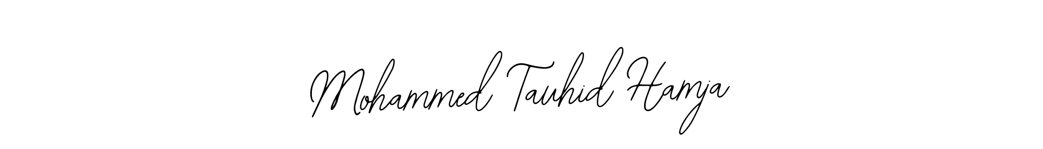 Similarly Bearetta-2O07w is the best handwritten signature design. Signature creator online .You can use it as an online autograph creator for name Mohammed Tauhid Hamja. Mohammed Tauhid Hamja signature style 12 images and pictures png