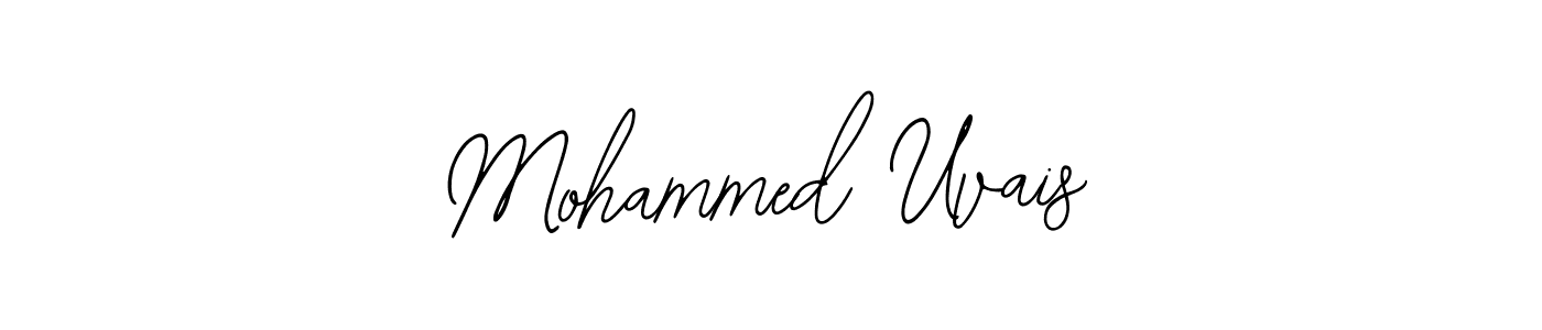 You should practise on your own different ways (Bearetta-2O07w) to write your name (Mohammed Uvais) in signature. don't let someone else do it for you. Mohammed Uvais signature style 12 images and pictures png