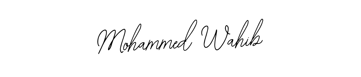 Create a beautiful signature design for name Mohammed Wahib. With this signature (Bearetta-2O07w) fonts, you can make a handwritten signature for free. Mohammed Wahib signature style 12 images and pictures png