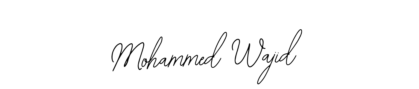 It looks lik you need a new signature style for name Mohammed Wajid. Design unique handwritten (Bearetta-2O07w) signature with our free signature maker in just a few clicks. Mohammed Wajid signature style 12 images and pictures png