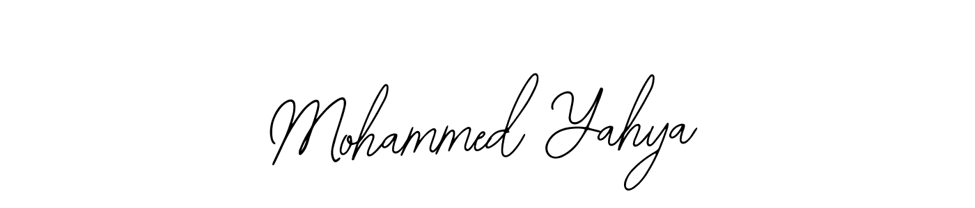 Similarly Bearetta-2O07w is the best handwritten signature design. Signature creator online .You can use it as an online autograph creator for name Mohammed Yahya. Mohammed Yahya signature style 12 images and pictures png