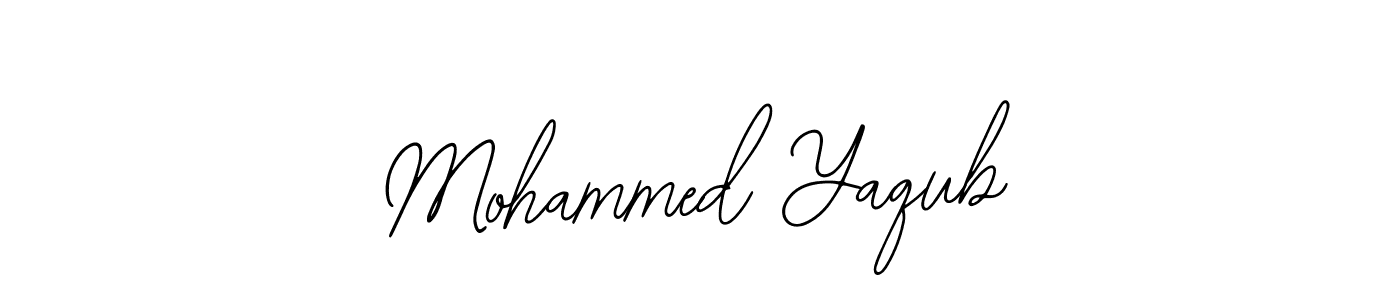 How to Draw Mohammed Yaqub signature style? Bearetta-2O07w is a latest design signature styles for name Mohammed Yaqub. Mohammed Yaqub signature style 12 images and pictures png