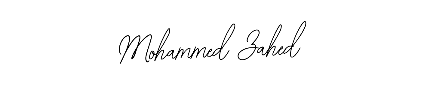Also You can easily find your signature by using the search form. We will create Mohammed Zahed name handwritten signature images for you free of cost using Bearetta-2O07w sign style. Mohammed Zahed signature style 12 images and pictures png