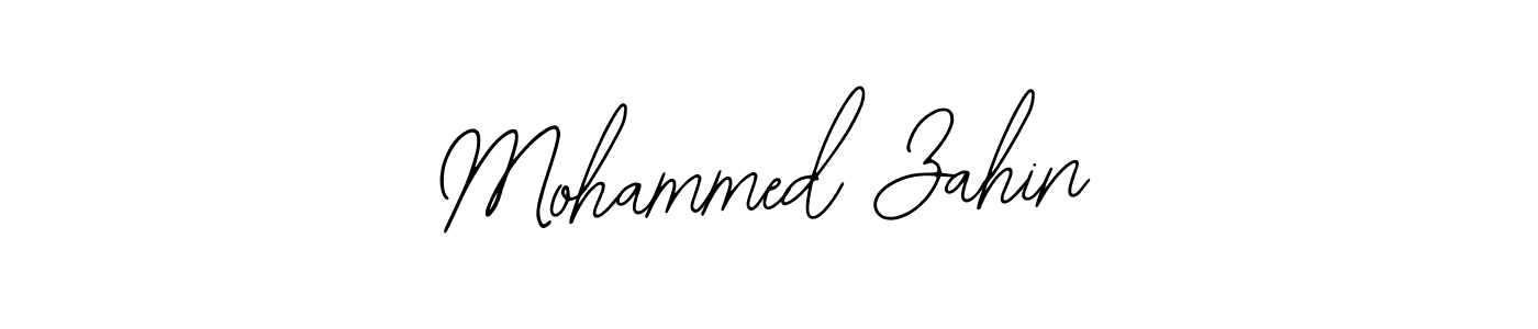 You should practise on your own different ways (Bearetta-2O07w) to write your name (Mohammed Zahin) in signature. don't let someone else do it for you. Mohammed Zahin signature style 12 images and pictures png