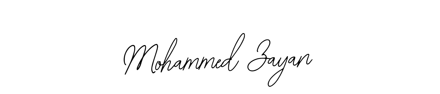 Make a beautiful signature design for name Mohammed Zayan. With this signature (Bearetta-2O07w) style, you can create a handwritten signature for free. Mohammed Zayan signature style 12 images and pictures png