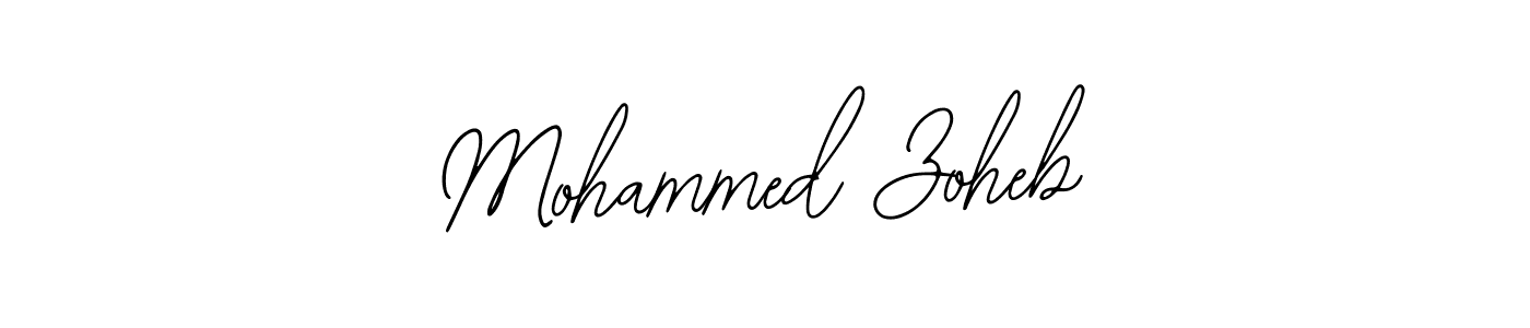 Mohammed Zoheb stylish signature style. Best Handwritten Sign (Bearetta-2O07w) for my name. Handwritten Signature Collection Ideas for my name Mohammed Zoheb. Mohammed Zoheb signature style 12 images and pictures png