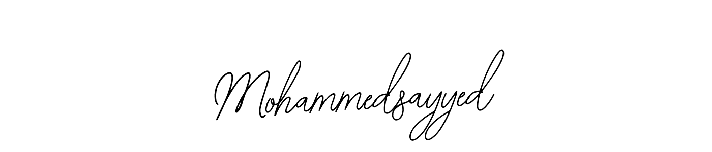 The best way (Bearetta-2O07w) to make a short signature is to pick only two or three words in your name. The name Mohammedsayyed include a total of six letters. For converting this name. Mohammedsayyed signature style 12 images and pictures png