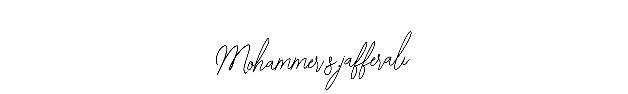 Make a beautiful signature design for name Mohammer.s.jafferali. With this signature (Bearetta-2O07w) style, you can create a handwritten signature for free. Mohammer.s.jafferali signature style 12 images and pictures png