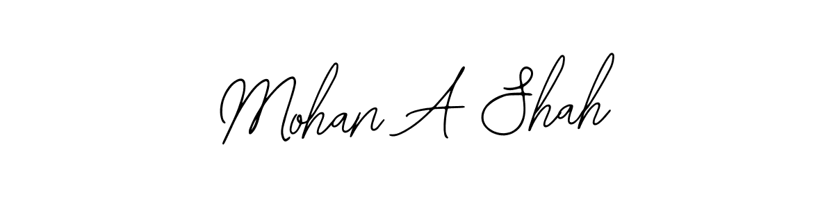 Also we have Mohan A Shah name is the best signature style. Create professional handwritten signature collection using Bearetta-2O07w autograph style. Mohan A Shah signature style 12 images and pictures png