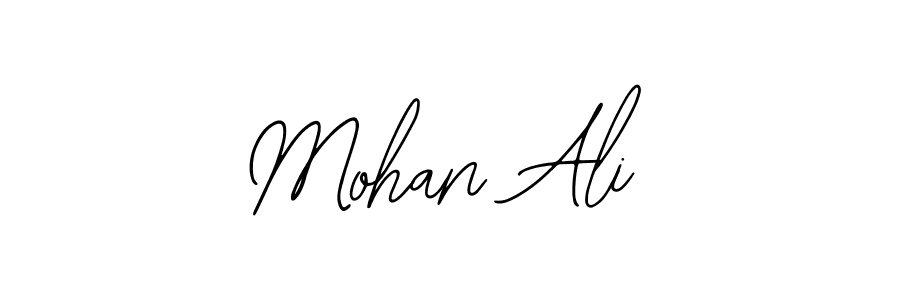 if you are searching for the best signature style for your name Mohan Ali. so please give up your signature search. here we have designed multiple signature styles  using Bearetta-2O07w. Mohan Ali signature style 12 images and pictures png