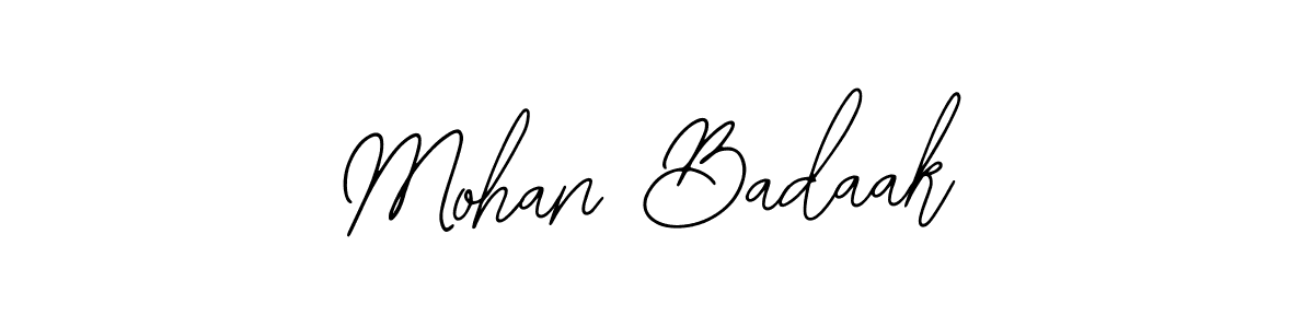 Make a beautiful signature design for name Mohan Badaak. Use this online signature maker to create a handwritten signature for free. Mohan Badaak signature style 12 images and pictures png
