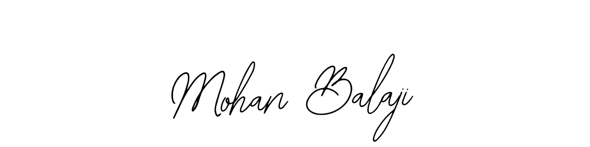 Use a signature maker to create a handwritten signature online. With this signature software, you can design (Bearetta-2O07w) your own signature for name Mohan Balaji. Mohan Balaji signature style 12 images and pictures png