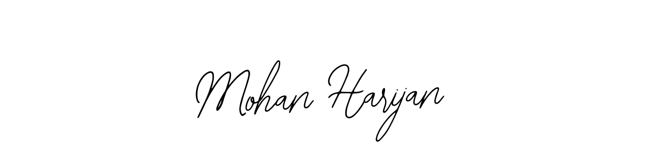 if you are searching for the best signature style for your name Mohan Harijan. so please give up your signature search. here we have designed multiple signature styles  using Bearetta-2O07w. Mohan Harijan signature style 12 images and pictures png