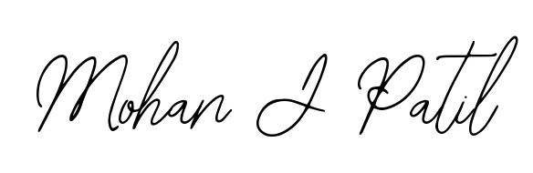 A dynamic signature style for Mohan J Patil using Bearetta-2O07w script. Designed to look authentic, handwritten, and professional. Mohan J Patil signature style 12 images and pictures png