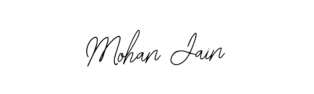 How to make Mohan Jain name signature. Use Bearetta-2O07w style for creating short signs online. This is the latest handwritten sign. Mohan Jain signature style 12 images and pictures png