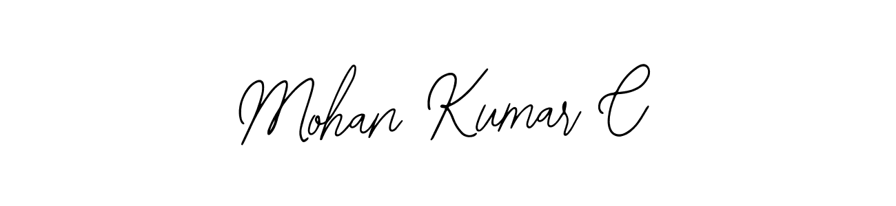 Make a short Mohan Kumar C signature style. Manage your documents anywhere anytime using Bearetta-2O07w. Create and add eSignatures, submit forms, share and send files easily. Mohan Kumar C signature style 12 images and pictures png