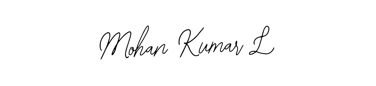 Mohan Kumar L stylish signature style. Best Handwritten Sign (Bearetta-2O07w) for my name. Handwritten Signature Collection Ideas for my name Mohan Kumar L. Mohan Kumar L signature style 12 images and pictures png