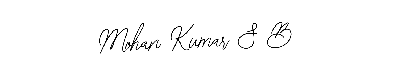 See photos of Mohan Kumar S B official signature by Spectra . Check more albums & portfolios. Read reviews & check more about Bearetta-2O07w font. Mohan Kumar S B signature style 12 images and pictures png