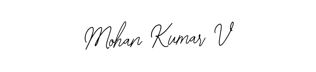 Make a beautiful signature design for name Mohan Kumar V. With this signature (Bearetta-2O07w) style, you can create a handwritten signature for free. Mohan Kumar V signature style 12 images and pictures png