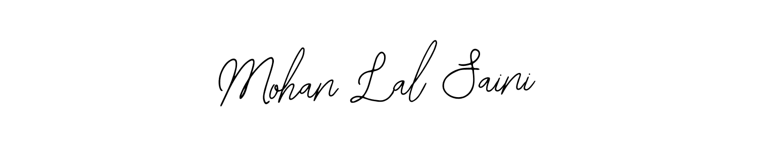 Also You can easily find your signature by using the search form. We will create Mohan Lal Saini name handwritten signature images for you free of cost using Bearetta-2O07w sign style. Mohan Lal Saini signature style 12 images and pictures png