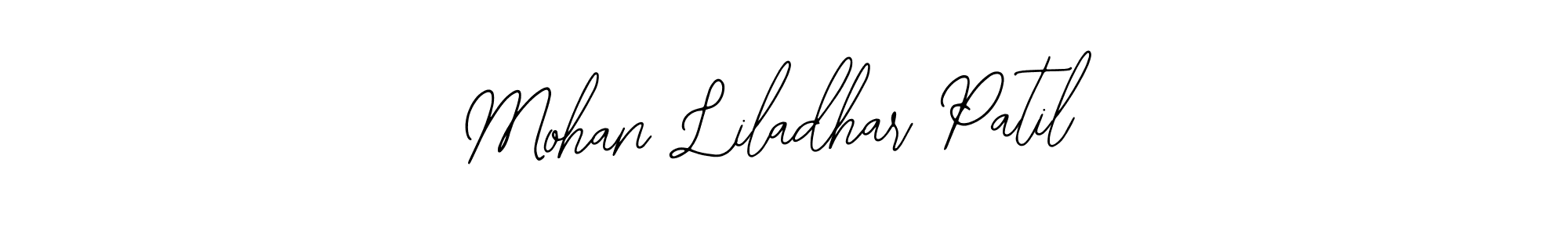 if you are searching for the best signature style for your name Mohan Liladhar Patil. so please give up your signature search. here we have designed multiple signature styles  using Bearetta-2O07w. Mohan Liladhar Patil signature style 12 images and pictures png