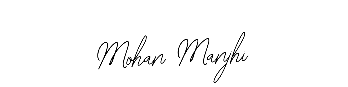 How to make Mohan Manjhi name signature. Use Bearetta-2O07w style for creating short signs online. This is the latest handwritten sign. Mohan Manjhi signature style 12 images and pictures png