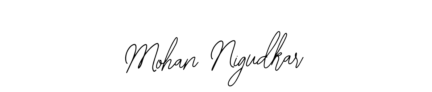 Create a beautiful signature design for name Mohan Nigudkar. With this signature (Bearetta-2O07w) fonts, you can make a handwritten signature for free. Mohan Nigudkar signature style 12 images and pictures png