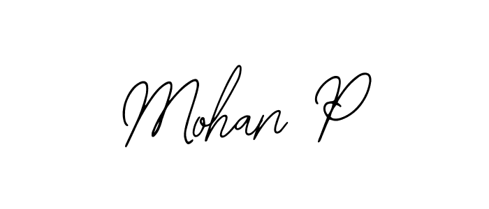 How to Draw Mohan P signature style? Bearetta-2O07w is a latest design signature styles for name Mohan P. Mohan P signature style 12 images and pictures png