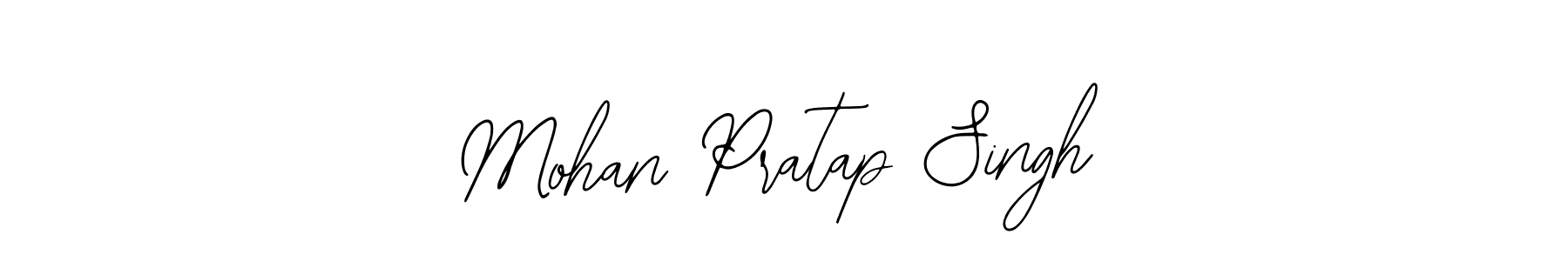 How to make Mohan Pratap Singh name signature. Use Bearetta-2O07w style for creating short signs online. This is the latest handwritten sign. Mohan Pratap Singh signature style 12 images and pictures png
