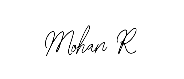 Make a beautiful signature design for name Mohan R. Use this online signature maker to create a handwritten signature for free. Mohan R signature style 12 images and pictures png