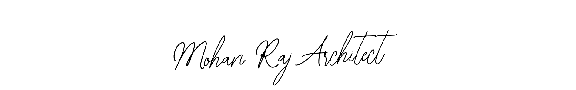 How to make Mohan Raj Architect name signature. Use Bearetta-2O07w style for creating short signs online. This is the latest handwritten sign. Mohan Raj Architect signature style 12 images and pictures png