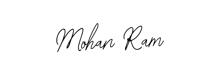 You should practise on your own different ways (Bearetta-2O07w) to write your name (Mohan Ram) in signature. don't let someone else do it for you. Mohan Ram signature style 12 images and pictures png