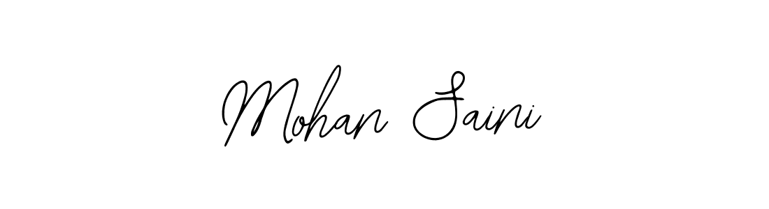 This is the best signature style for the Mohan Saini name. Also you like these signature font (Bearetta-2O07w). Mix name signature. Mohan Saini signature style 12 images and pictures png