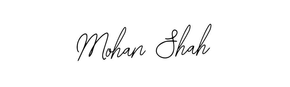 Make a beautiful signature design for name Mohan Shah. Use this online signature maker to create a handwritten signature for free. Mohan Shah signature style 12 images and pictures png