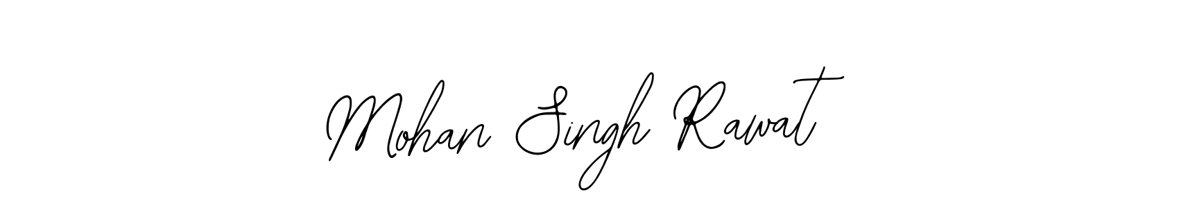 The best way (Bearetta-2O07w) to make a short signature is to pick only two or three words in your name. The name Mohan Singh Rawat include a total of six letters. For converting this name. Mohan Singh Rawat signature style 12 images and pictures png