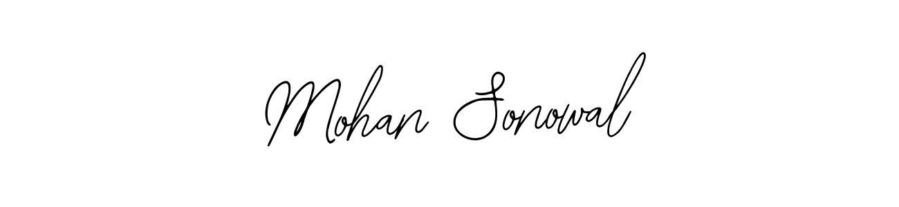 Also we have Mohan Sonowal name is the best signature style. Create professional handwritten signature collection using Bearetta-2O07w autograph style. Mohan Sonowal signature style 12 images and pictures png