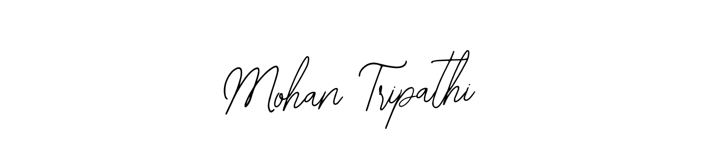 You should practise on your own different ways (Bearetta-2O07w) to write your name (Mohan Tripathi) in signature. don't let someone else do it for you. Mohan Tripathi signature style 12 images and pictures png