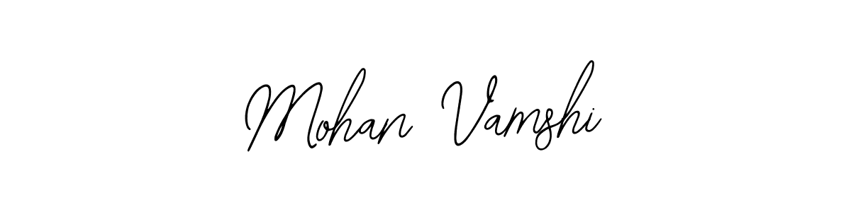 Make a beautiful signature design for name Mohan Vamshi. Use this online signature maker to create a handwritten signature for free. Mohan Vamshi signature style 12 images and pictures png