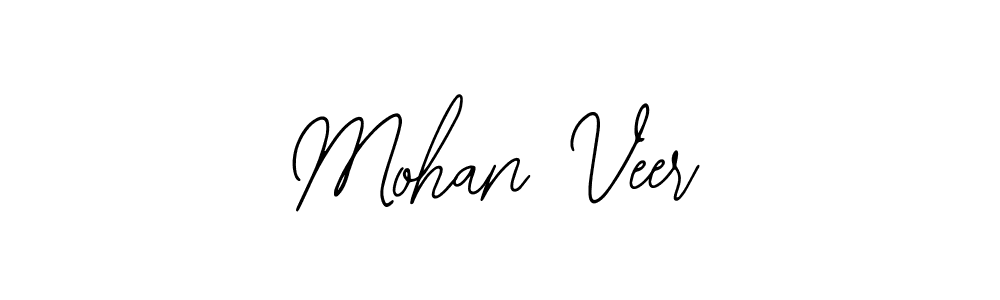 How to make Mohan Veer name signature. Use Bearetta-2O07w style for creating short signs online. This is the latest handwritten sign. Mohan Veer signature style 12 images and pictures png