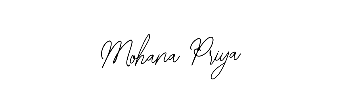 Mohana Priya stylish signature style. Best Handwritten Sign (Bearetta-2O07w) for my name. Handwritten Signature Collection Ideas for my name Mohana Priya. Mohana Priya signature style 12 images and pictures png