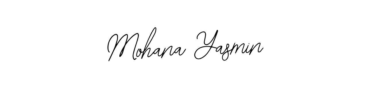 It looks lik you need a new signature style for name Mohana Yasmin. Design unique handwritten (Bearetta-2O07w) signature with our free signature maker in just a few clicks. Mohana Yasmin signature style 12 images and pictures png