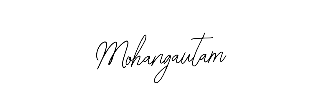 Use a signature maker to create a handwritten signature online. With this signature software, you can design (Bearetta-2O07w) your own signature for name Mohangautam. Mohangautam signature style 12 images and pictures png